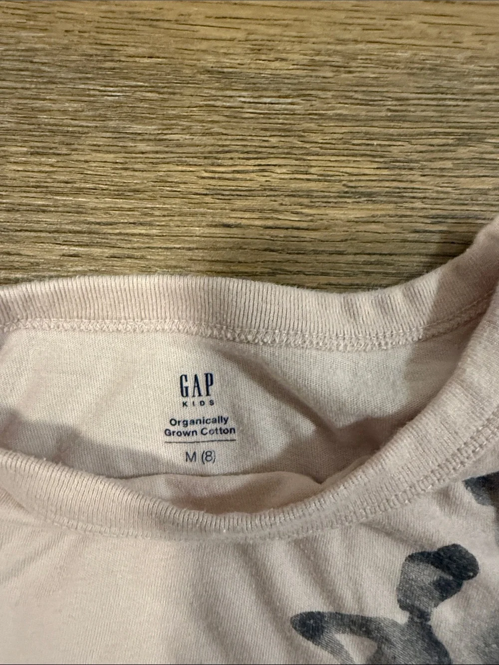 Set of 4 girls long sleeve tees - size M (8)